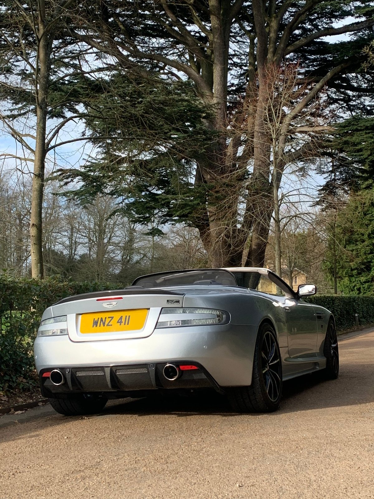 AMS Edition Rear Bumper #001 fitted to an Aston Martin DB9